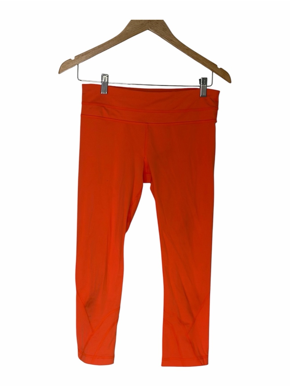 Lululemon Throwback Bright Orange Active Leggings